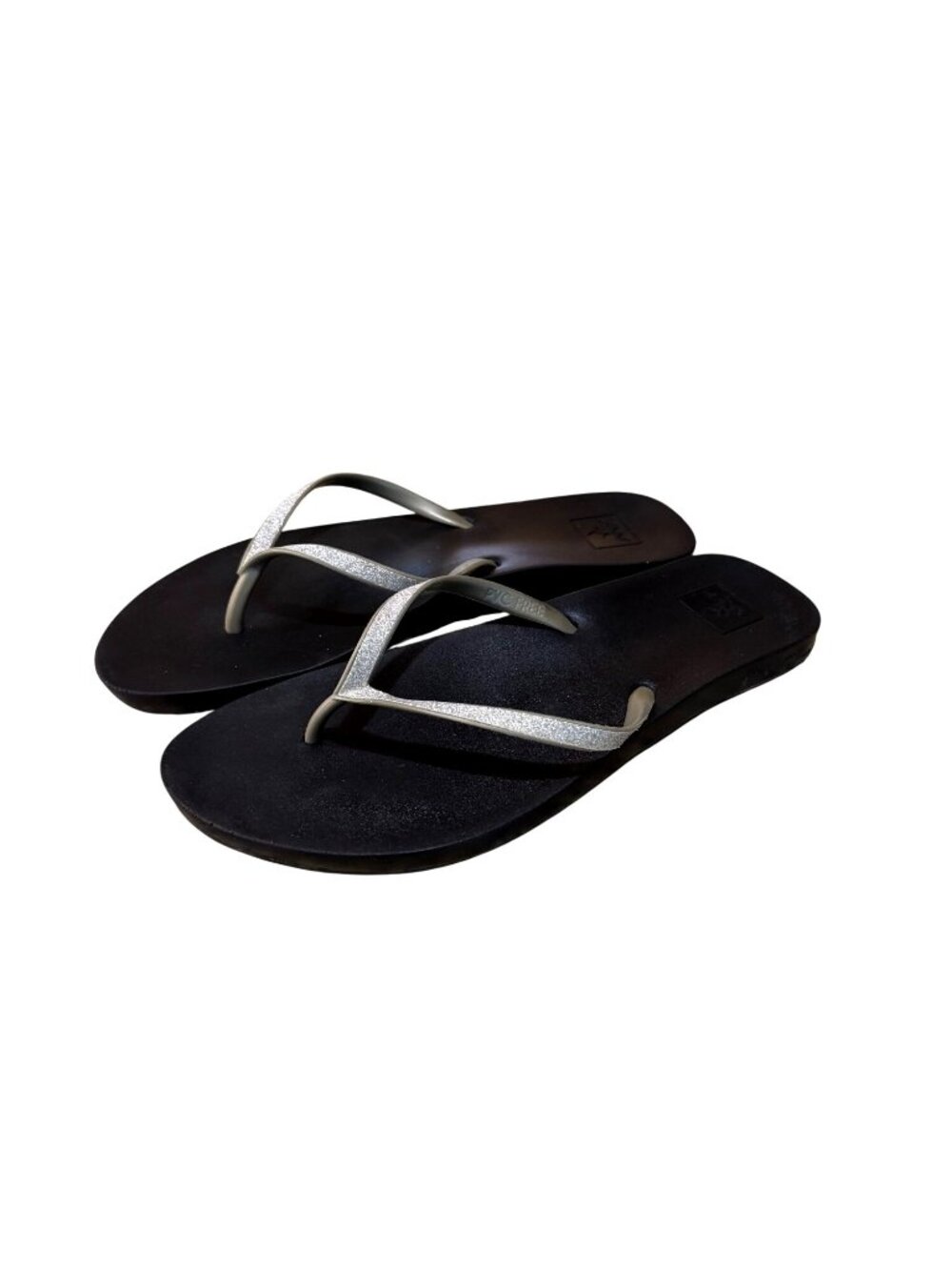 Reef Womens 8-9 Cushion Stargazer Flip Glitter Straps Comfortable Casual Beach
